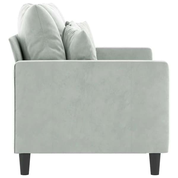 Maison Exclusive - 2-personers sofa i lys grå 120 cm velour