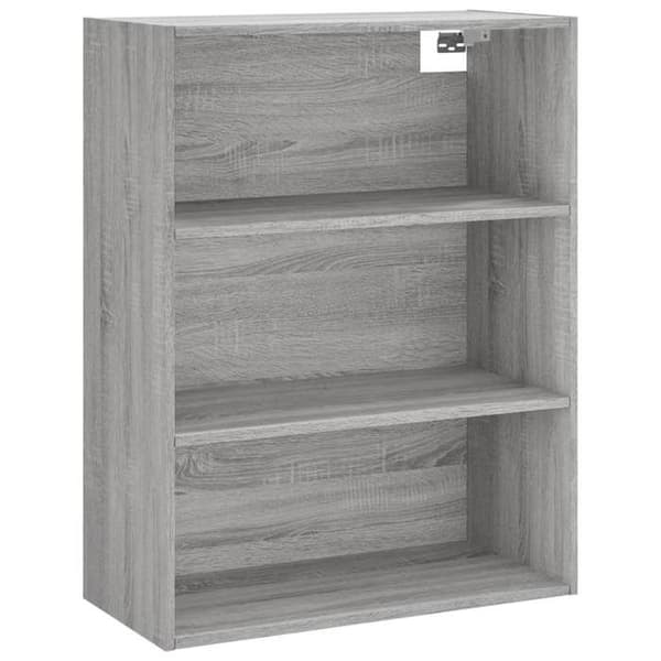 Maison Exclusive - Buffé hög Sonoma grå 69,5x34x180 cm Ingenjörsträ Sonoma grå
