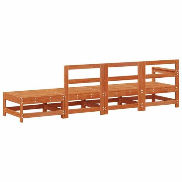 Maison Exclusive - Sektionelt sofaenhed Brun Ciré 252 x 62 x 70,5 cm