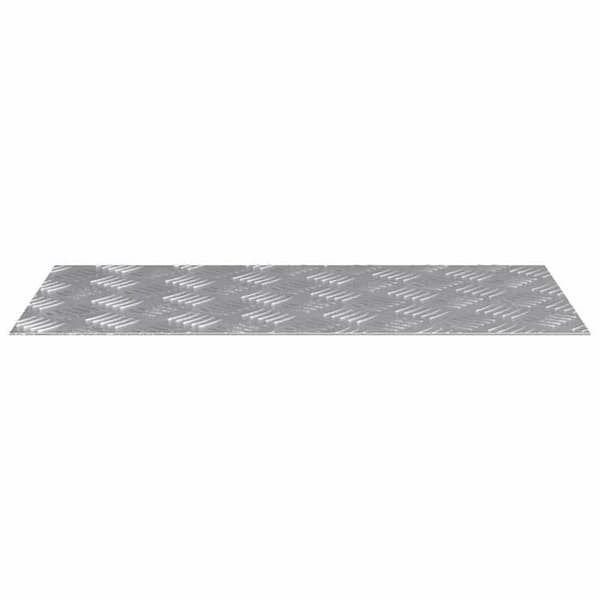 Maison Exclusive - Nez de marche 2 stk 60 x 30 cm Sølv Aluminium Rektangulær
