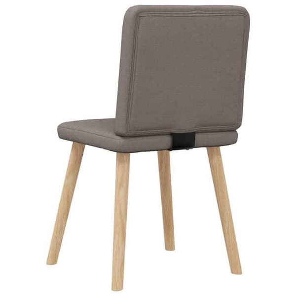 Maison Exclusive - Matstolar set om 4 taupe tyg