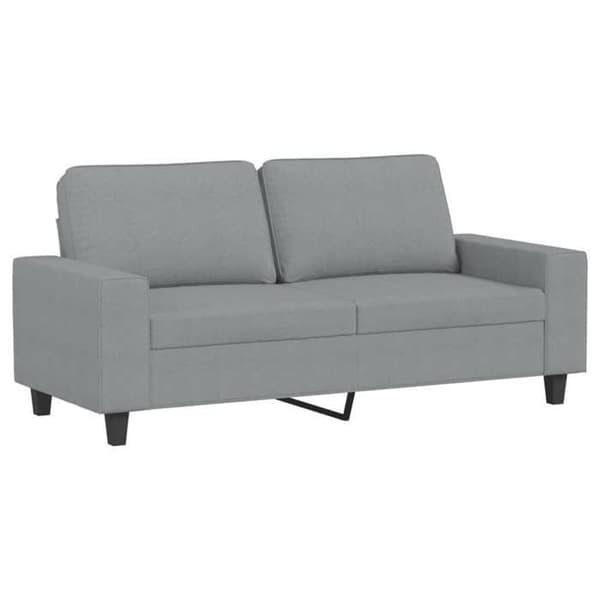 Maison Exclusive - 3-delad soffa i ljusgrått tyg