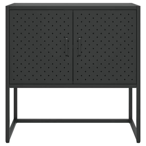 Maison Exclusive - Buffet Musta 75x35x75 cm Teräs Svart