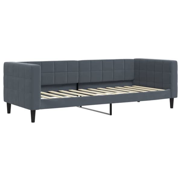 Maison Exclusive - Mørkegrå hvilestol 80x200 cm velour