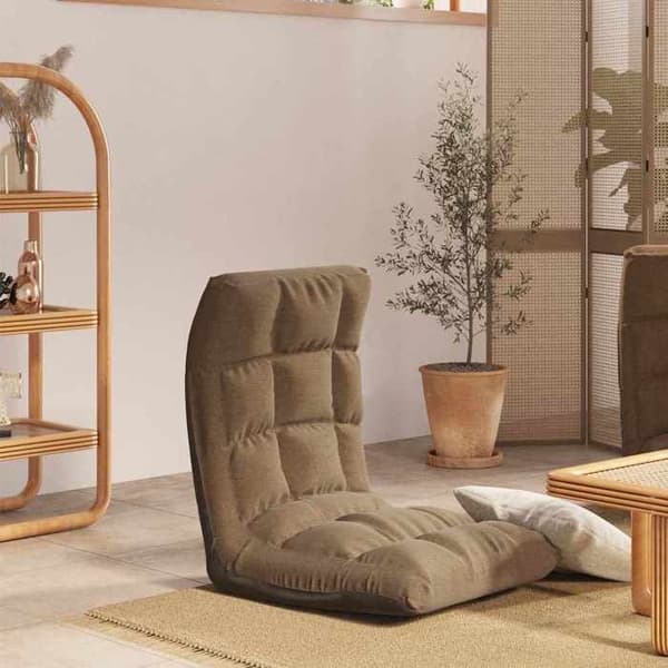 Maison Exclusive - Foldbar gulvstol Taupe Stof