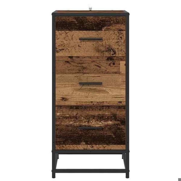 Maison Exclusive - Buffé i gammalt trä 35,5 x 35 x 76 cm