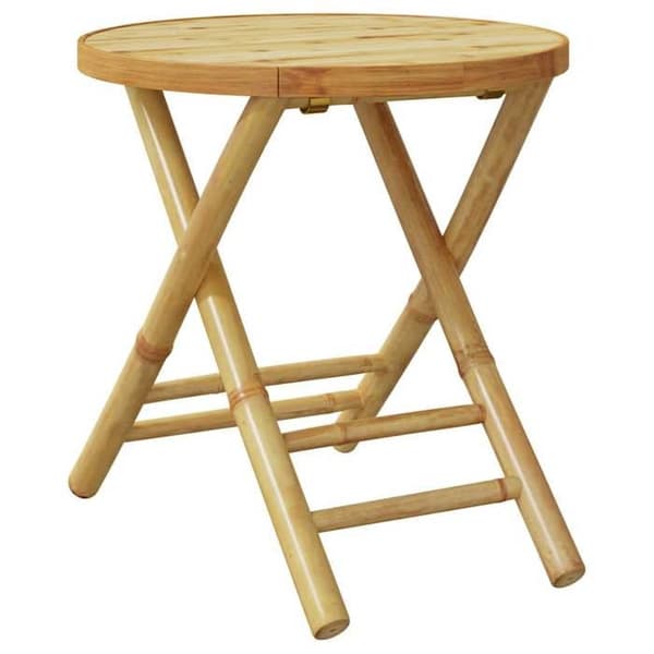 Maison Exclusive - Sammenklappeligt havebord Ø45x45 cm bambus Ej specificerat