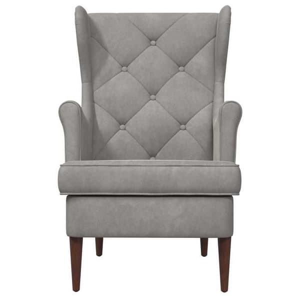 Maison Exclusive - Lysegrå Velour Stol