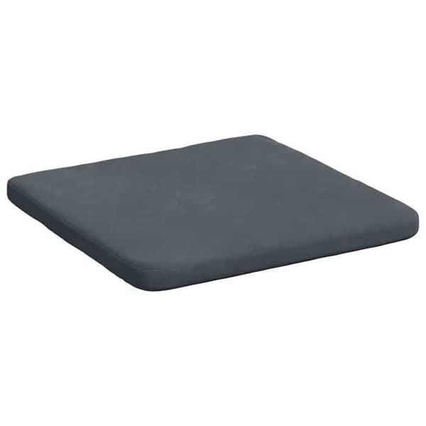 Sædehynder - EKSKLUSIV HUS - Sæt 4 - Premium velour - Mørkegrå - 40 x 40 x 3 cm Mörkgrå
