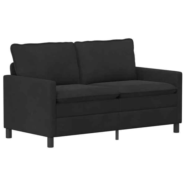 Maison Exclusive - 2 kpl sohvakokonaisuus musta sametti