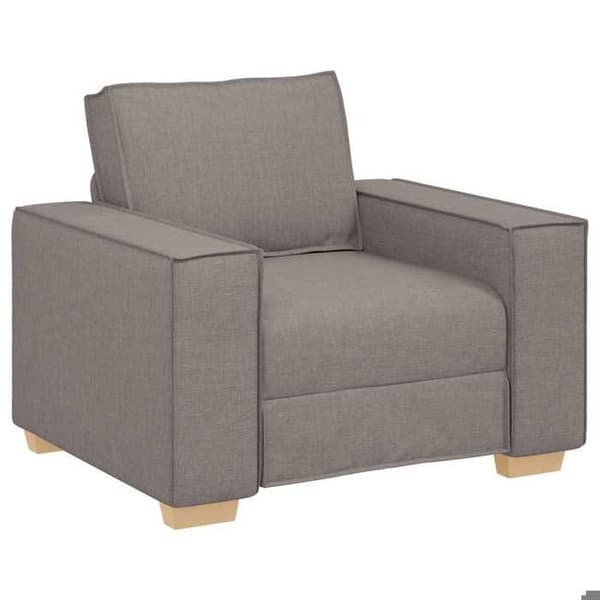 Maison Exclusive - 3 osan taupe kangas sohva Mol