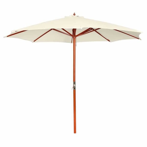 Maison Exclusive - Parasol 300x258 cm Hvid sand