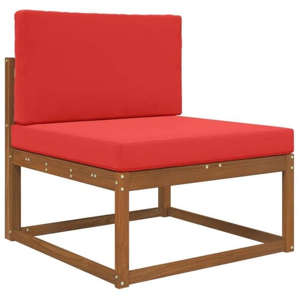 Maison Exclusive - Ulkokäyttöön tarkoitettu polyesterinen sohvatyyny punainen 80 x 80 cm Röd