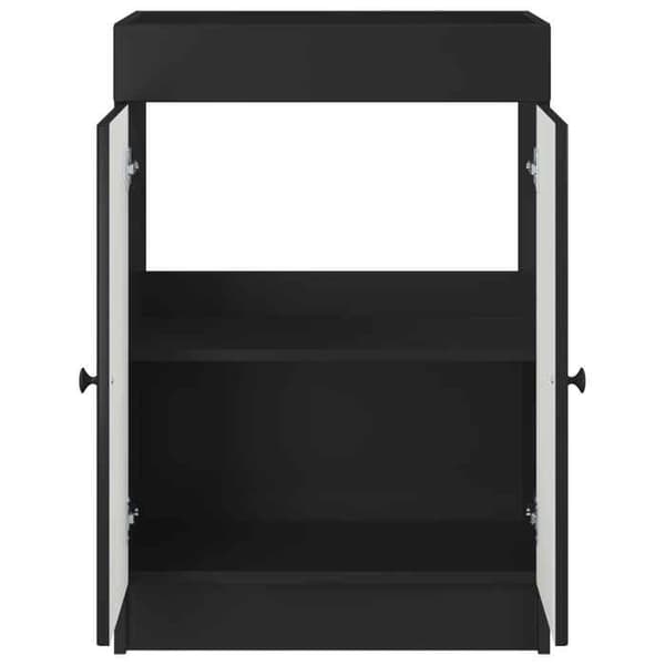 Maison Exclusive - Badeværelse underskab i sort 78,5 x 37,5 x 81 cm
