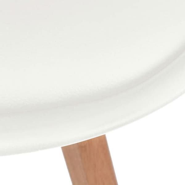 Maison Exclusive - Spisestole sæt af 6 Hvid Plastik Vit
