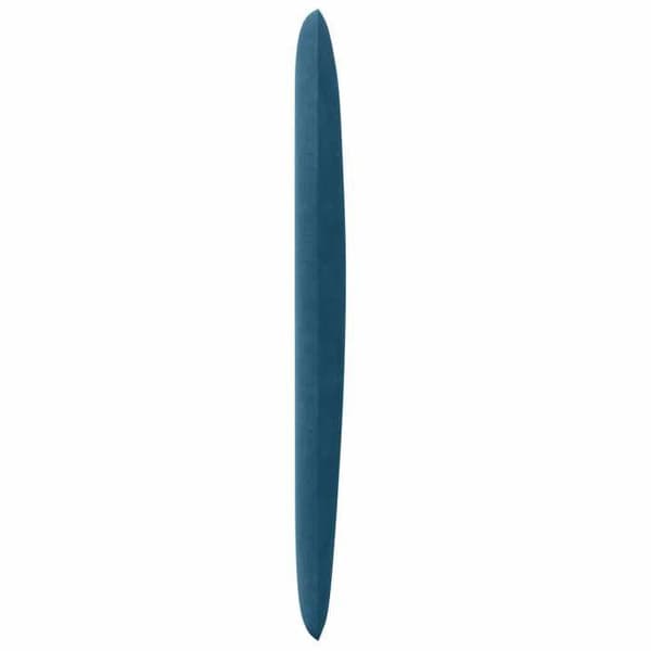 Pääty - MAISON EXCLUSIVE - Wave Ear - Sininen sametti - Vaahdotäyte - 80 x 23 x 6 cm Blå