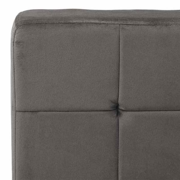 Maison Exclusive - Avkopplingsstol 65x79x87 cm Mörkgrå Sammet Mörkgrå