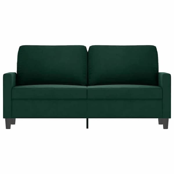 Maison Exclusive - Soffa 2-sits Grön mörk 140 cm Sammet