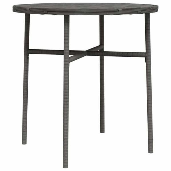 Maison Exclusive - Harmaa teepöytä 45 cm punottua hartsi
