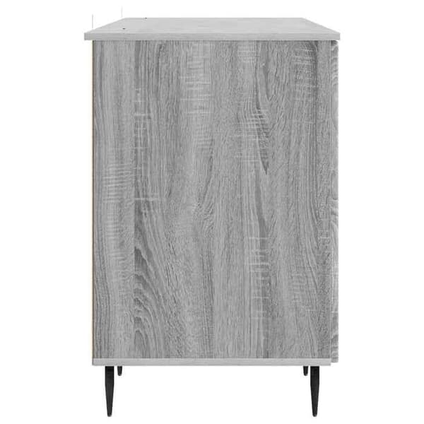 Maison Exclusive - Kontor Sonoma grå 142,5 x 50 x 75 cm Ingenjörsträ