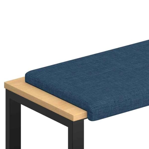 Maison Exclusive - Bänk Kudde Tyg Blå Djup 35 cm