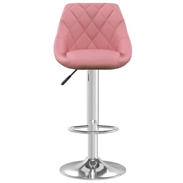 Maison Exclusive - Barstolar set om 2 rosa sammet