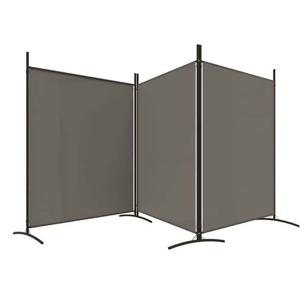Maison Exclusive - Skillevæg 3 paneler Antracit 525x180 cm Stof