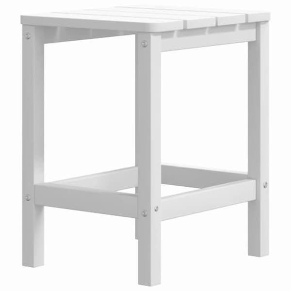 Maison Exclusive - Adirondack trädgårdsstol med PEHD bord Vit Vit