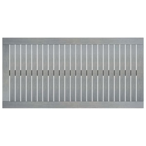 Maison Exclusive - Sofabord 100x50x33 cm Grå Solid akacietræ