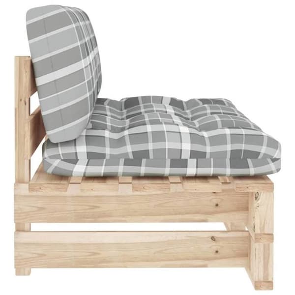 Maison Exclusive - Central soffa trädgårdspalett impregnerad furu