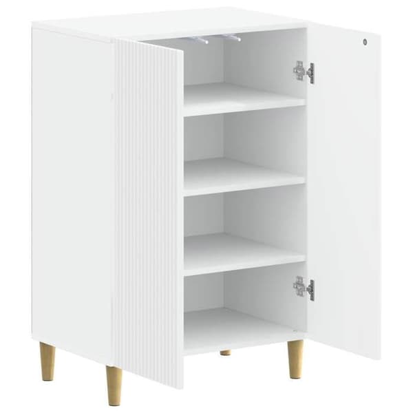 Maison Exclusive - Skoskåp ARNHEM 59,5 x 39,5 x 90 cm Vit Vit