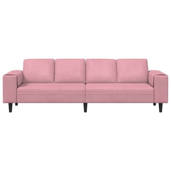 Soffa - EXKLUSIVT HUS - 250 cm - Rosa - Nutida - Mjuk sits Ros