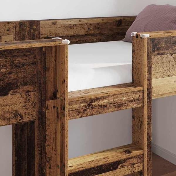 Maison Exclusive - Våningssäng för Barn i Antik Trä 90 x 200 cm
