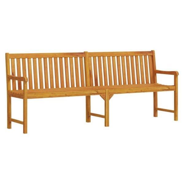 Maison Exclusive - Bænk til haven 220 cm Solid akacietræ