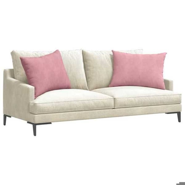 Maison Exclusive - Sohvatyynyt 2 kpl Sametti Vaaleanpunainen 70 x 50 cm Ros