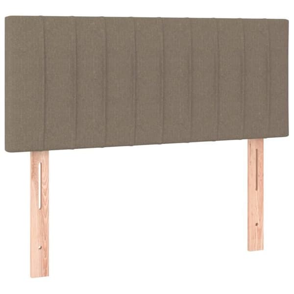 Maison Exclusive - LED-päätytaulu Taupe 80x5x78/88 cm Kangas Mol