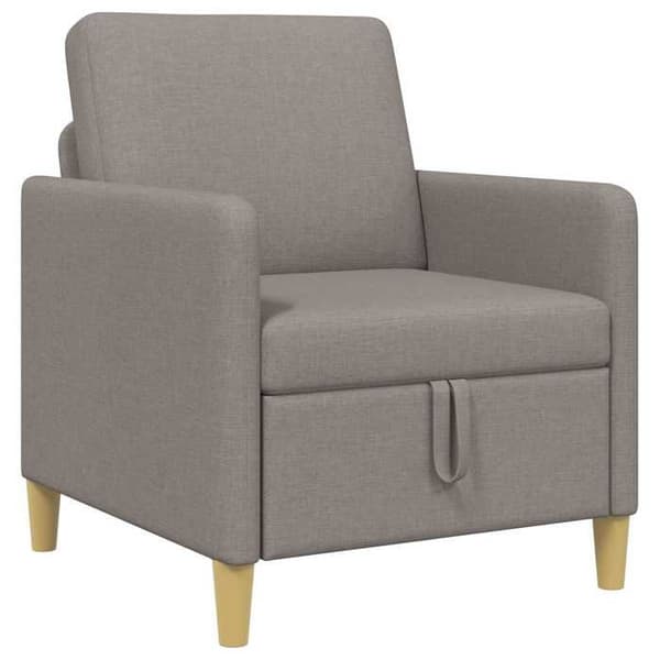 Maison Exclusive - Sofa med opbevaring Taupe 72 x 78 x 87 cm Polyester