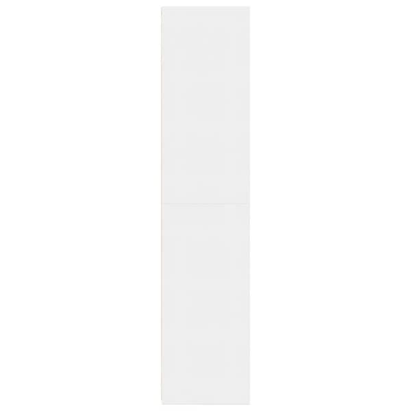 Maison Exclusive - Vit hög buffé 50x41x185 cm i ingenjörsträ
