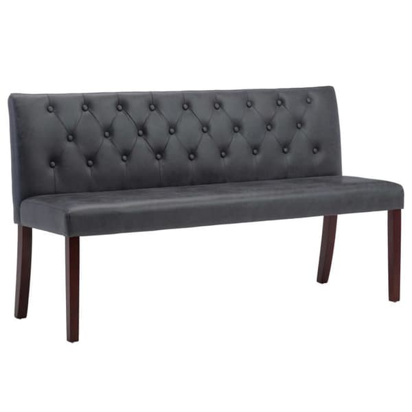 Maison Exclusive - Penkki 148,5 cm Harmaa keinonahka Grå