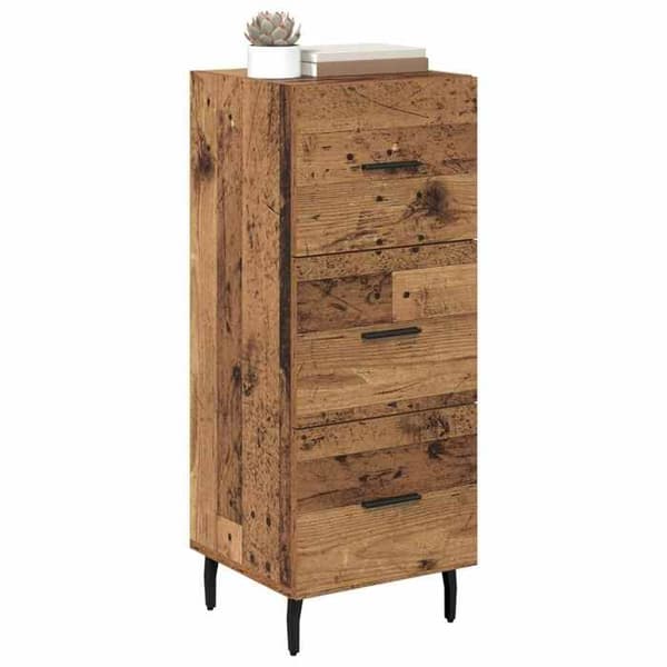 Buffé - EXKLUSIVT HUS - 34 x 34,5 x 90 cm - Ingenjörsträ - Nutida - Stort förvaringsutrymme