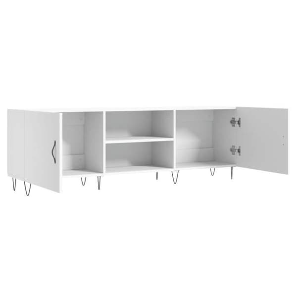 Maison Exclusive - TV-möbel vit 150x30x50 cm ingenjörsträ Vit