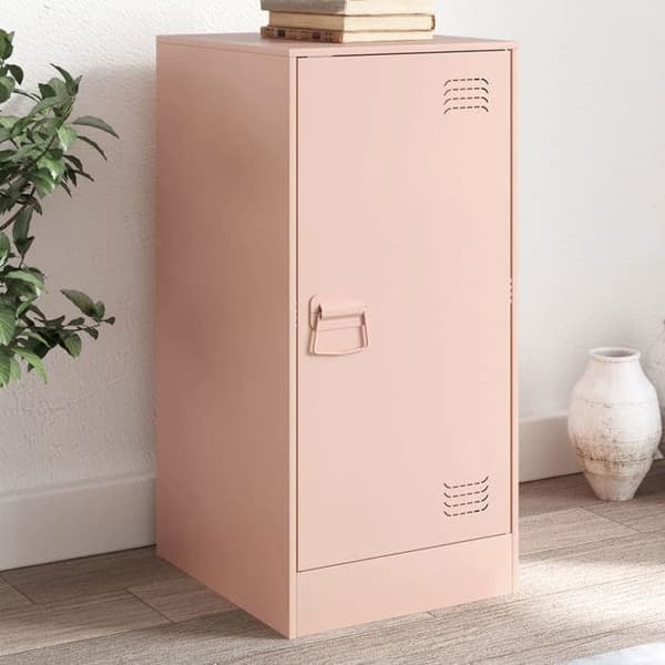 Maison Exclusive - Buffé rosa 34,5x39x73 cm stål