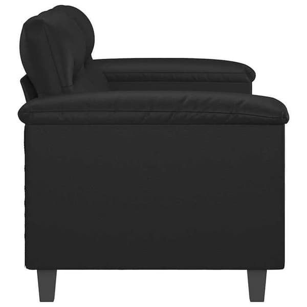 Maison Exclusive - 2-personers Sofa Sort 140 cm Syntetisk Læder