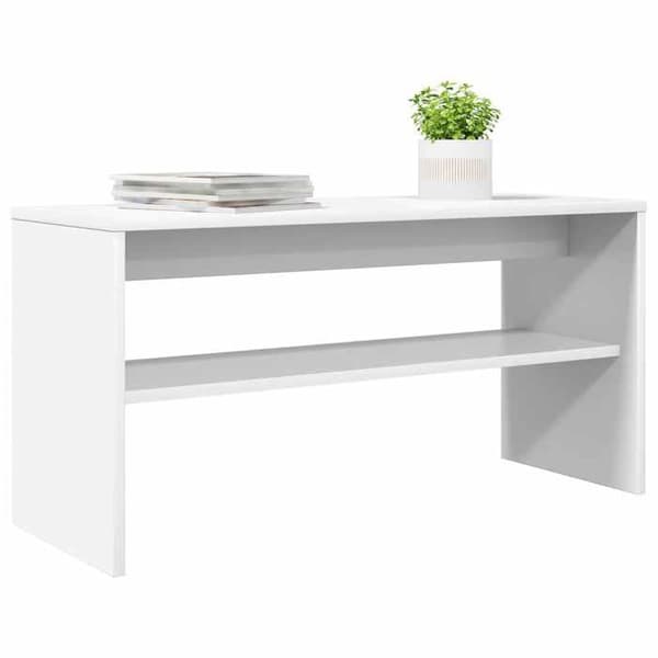 Maison Exclusive - TV-möbel 80 x 30 x 40 cm Vit Ingenjörsträ