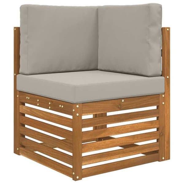 Maison Exclusive - Utomhussoffkudde Polyester Grå 60 x 60 cm
