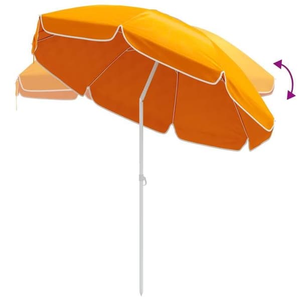 Maison Exclusive - Haveparasol 240 cm polyester 170T Orange