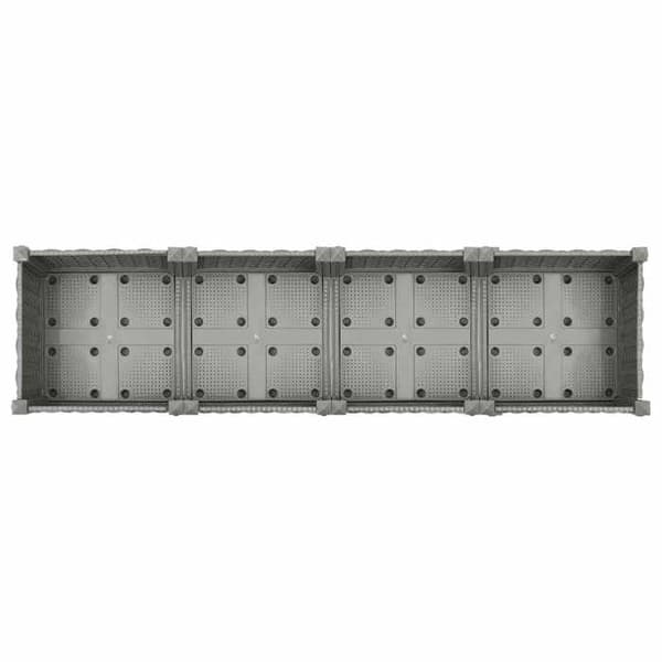 Maison Exclusive - Hævet seng 160x40x71 cm Polypropylen ljusgrått