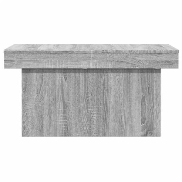 Soffbord - EXKLUSIV HEM - Sonoma grå - Ingenjörsträ - 100x55x40 cm - Dold förvaring Sonoma grå