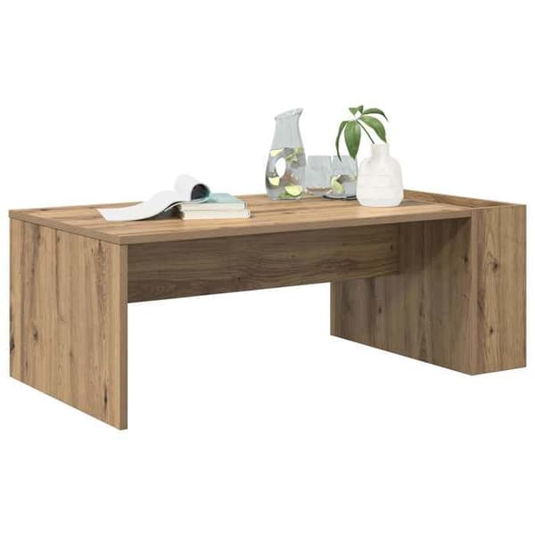 Bord - EKSKLUSIV HUS - 95 x 50 x 34 cm - Ingeniørtræ - Rektangulær - Brun