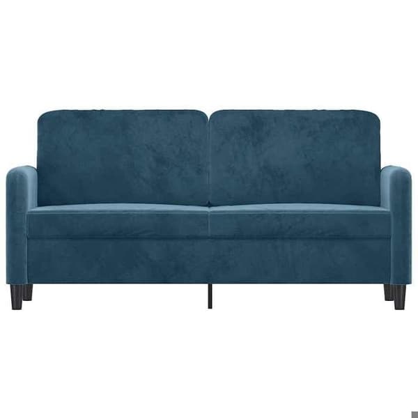 Maison Exclusive - 2-personers Sofa Blå 140 cm Velour